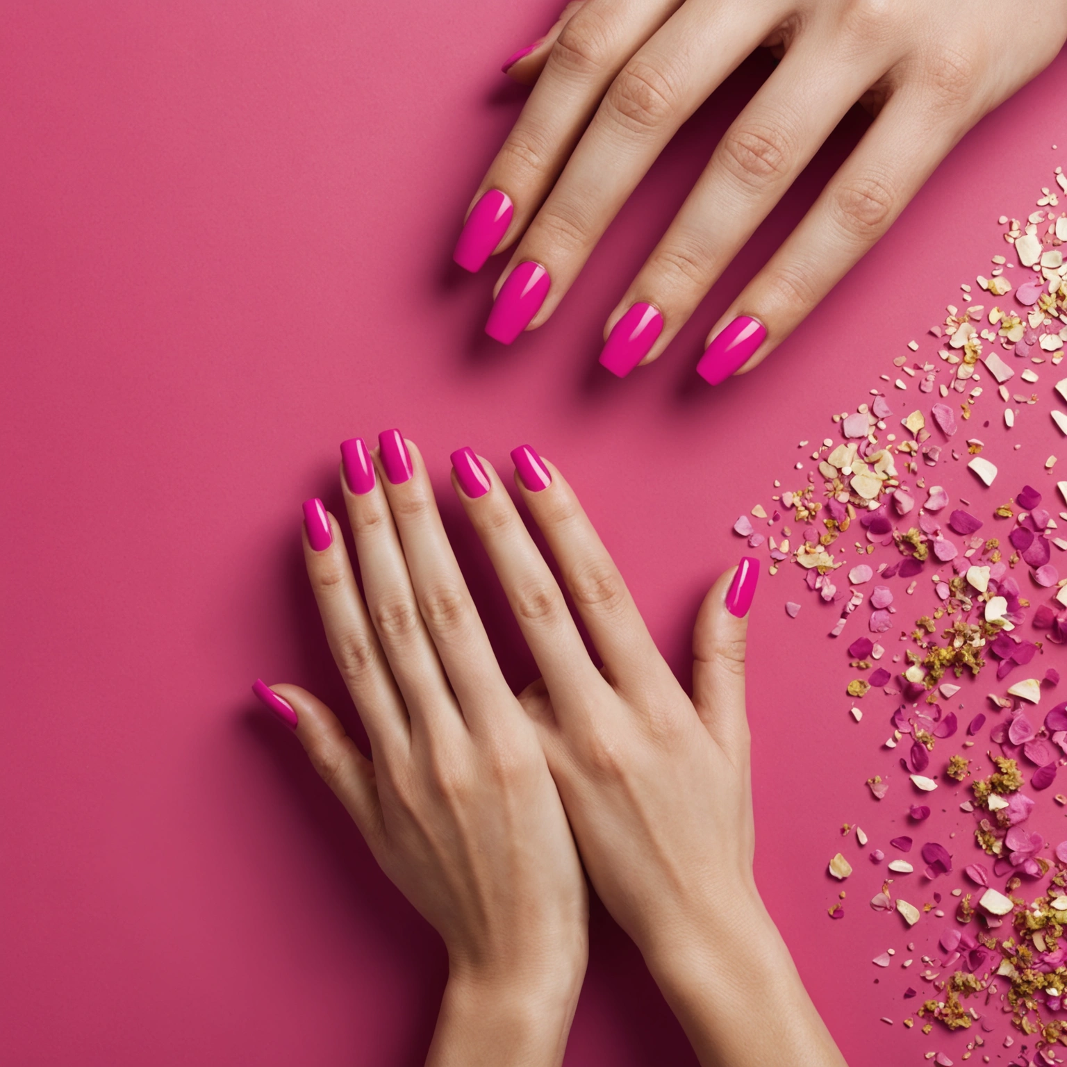 Ярко розовый маникюр: стиль, который меняет ваше настроение и образ