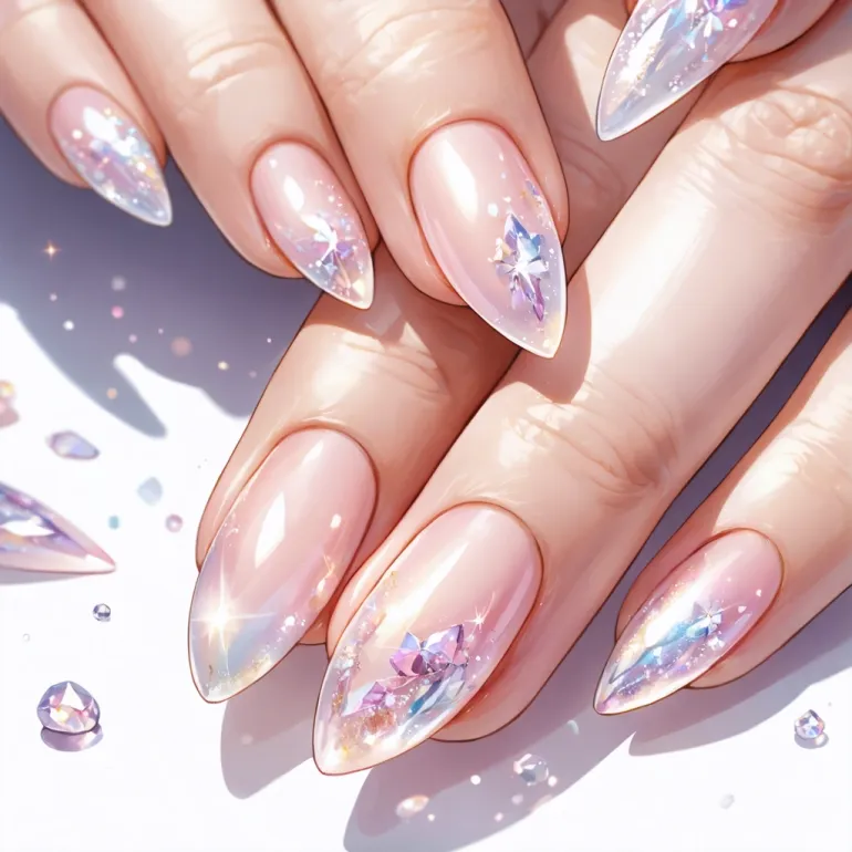 Нежный блестящий маникюр: топ-10 фактов, которые вы не знали