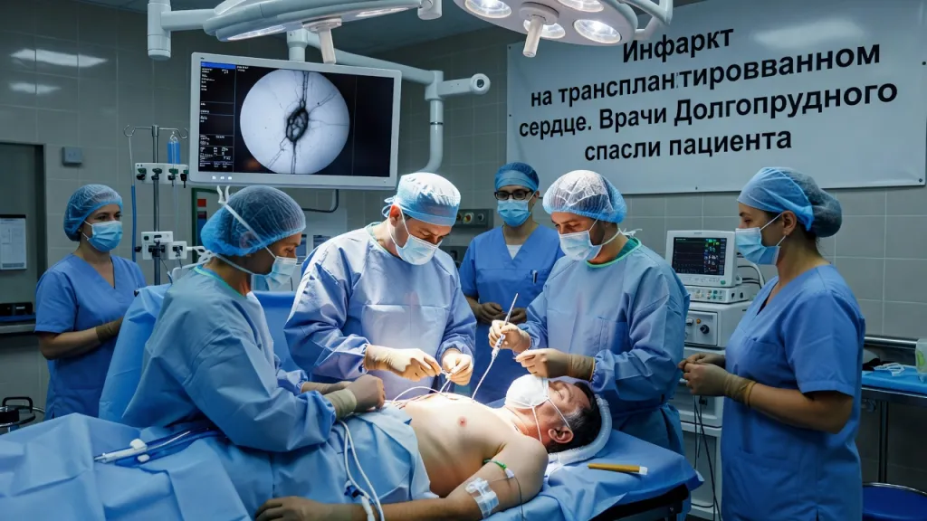 Инфаркт на трансплантированном сердце. Врачи Долгопрудного спасли пациента