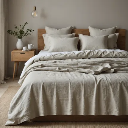 Текстиль нового уровня: как выбрать идеальную постель с простыней из натурального льна 220x240