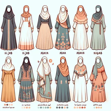Одежда мусульманок: Названия и их значение